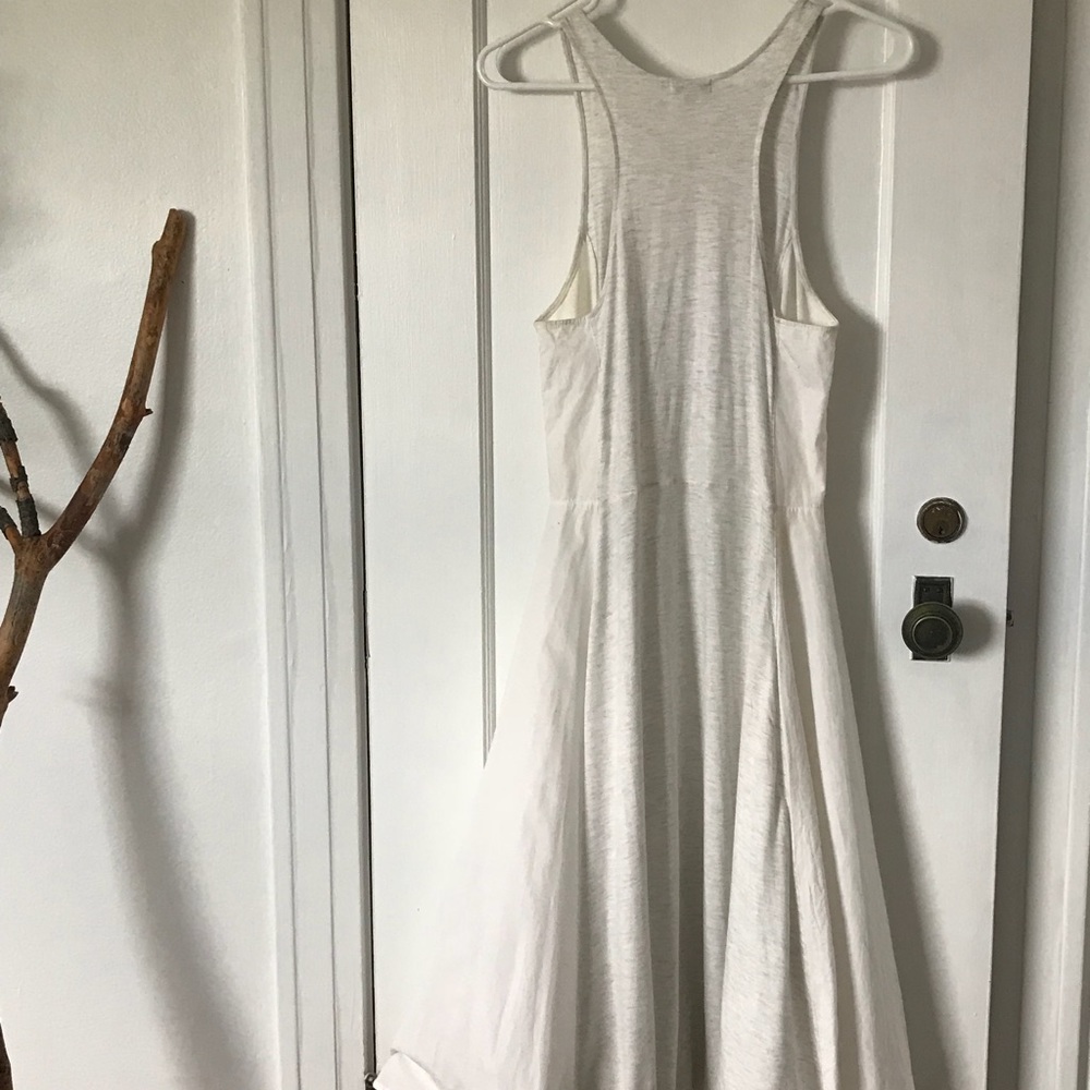 Vintage Gap // White Racerback Midi Dress